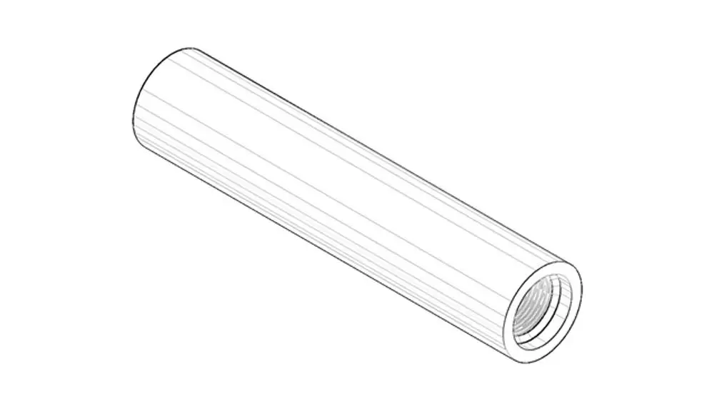 DORNBRACHT Griff ERSATZTEILE 092063005 D. 14 x 66 mm Chrom, 092063005-00 Galeriebild 1